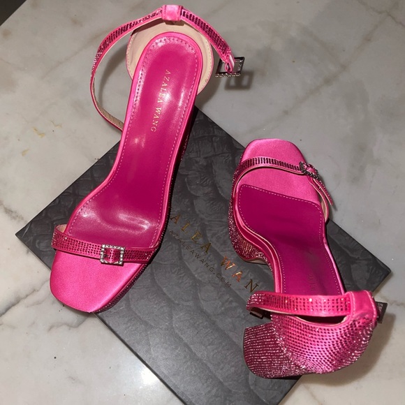Rhinestone Pink Platforms - Picture 4 of 5